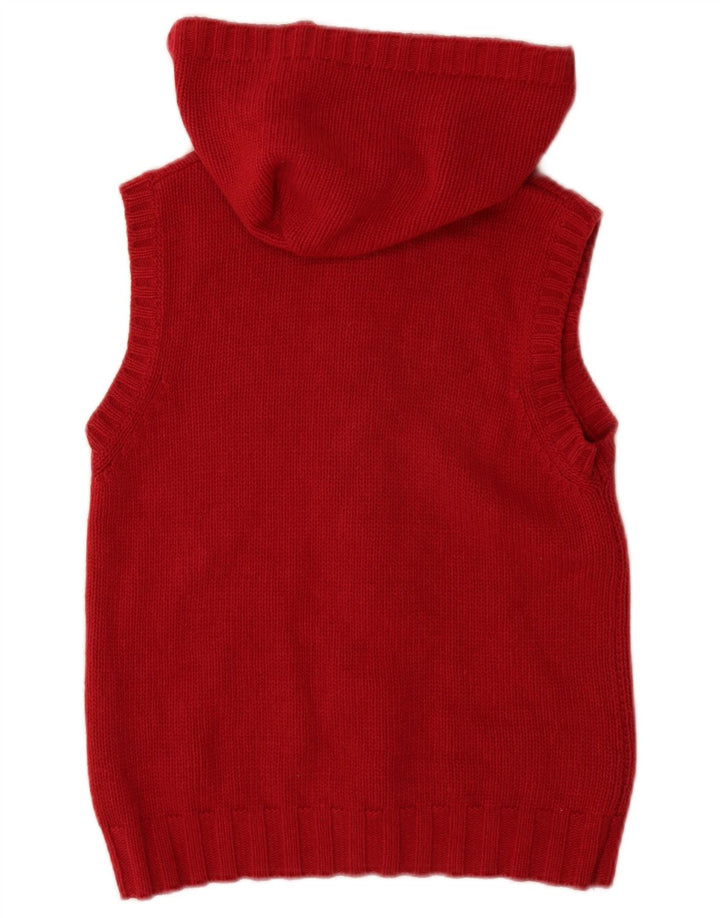 Женский кардиган с капюшоном MURPHY & NYE UK 10, маленький бордовый цвет