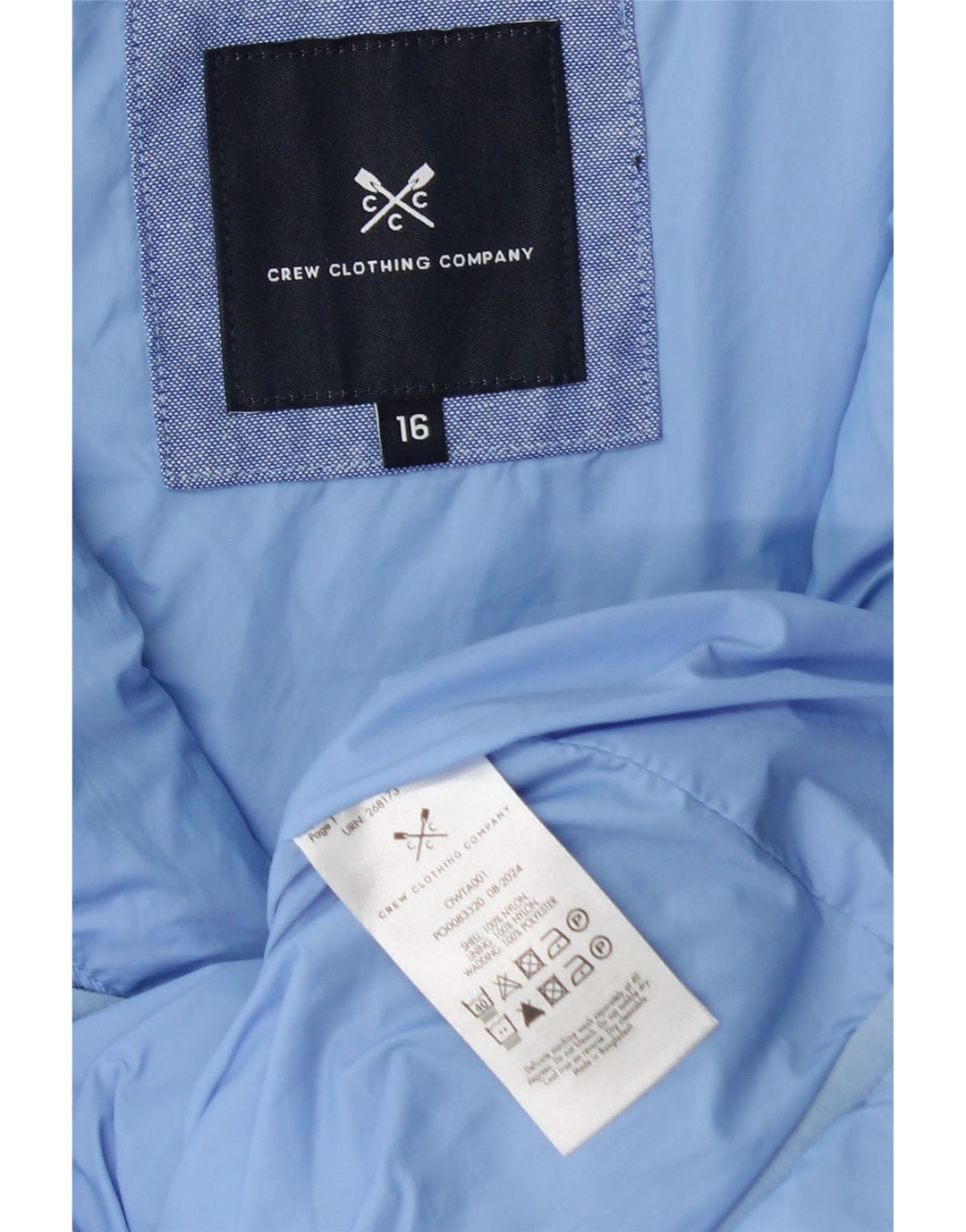 Одежда для экипажа Женский утепленный жилет UK 16, большой синий нейлон