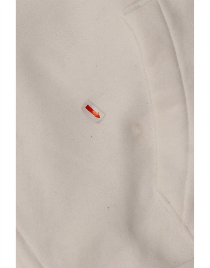 HOLLISTER Мужской джемпер с капюшоном, большой белый, хлопок