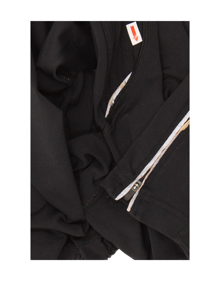 Женские леггинсы Adidas UK 14, большие черные нейлоновые