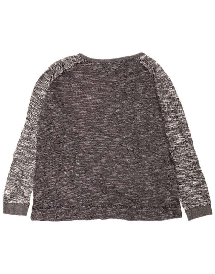 Женский топ Champion с длинным рукавом, Великобритания, 18 XL, серый хлопок с крапинками