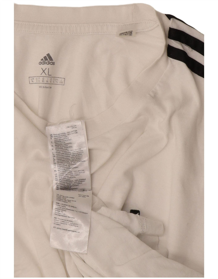 Мужская футболка Adidas Top XL, белый хлопок
