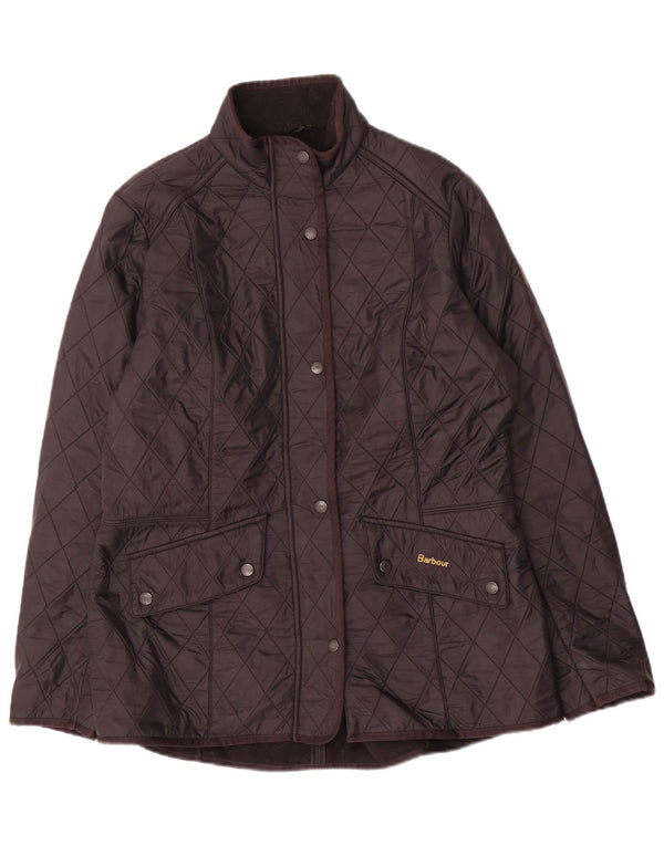 Женская стеганая куртка Barbour UK 16, большая черная, полиамид