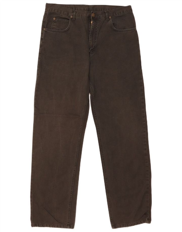 Мужские прямые джинсы Lee W34 L32, черный хлопок