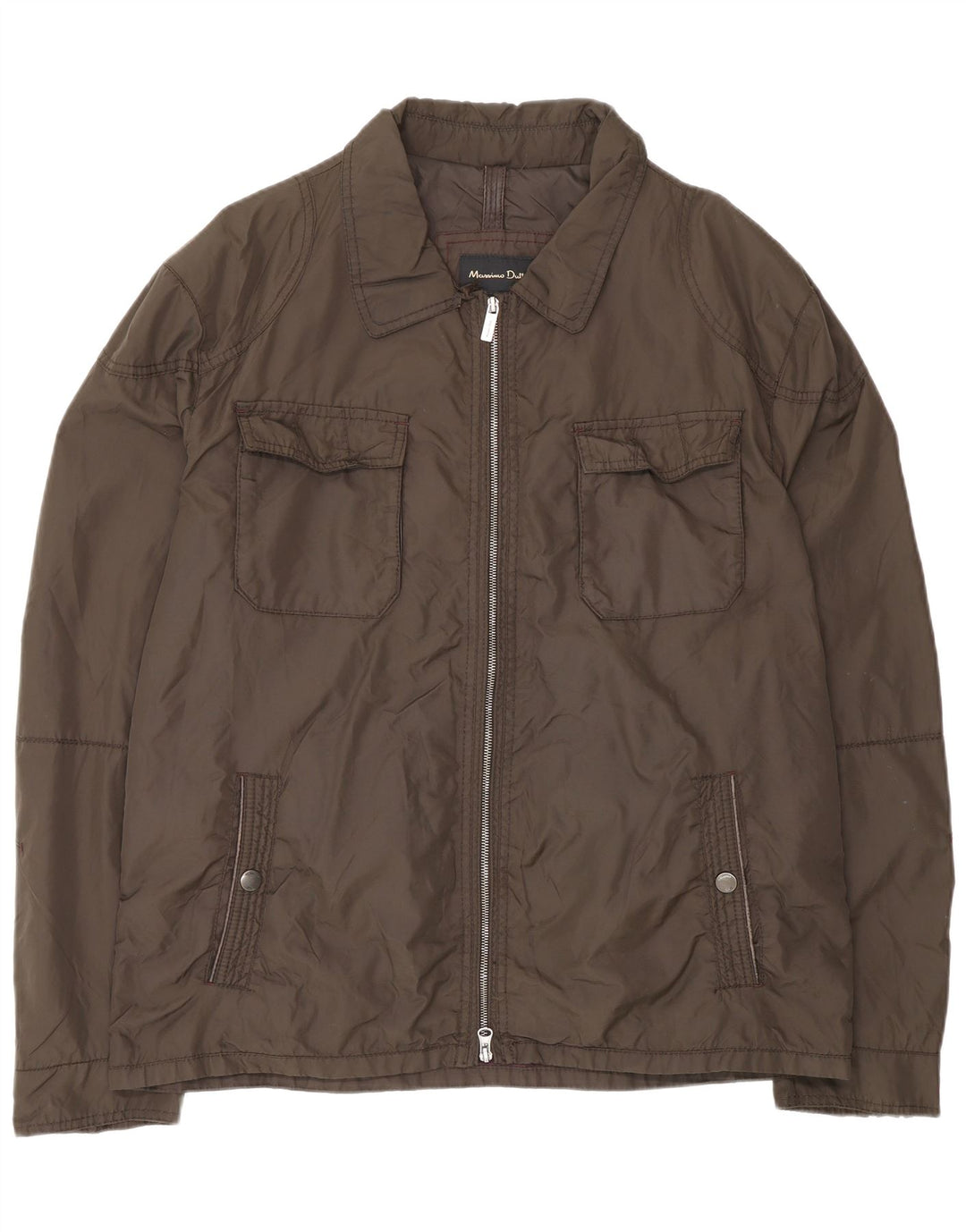 Мужская куртка Massimo Dutti UK 44 2XL Коричневый нейлон