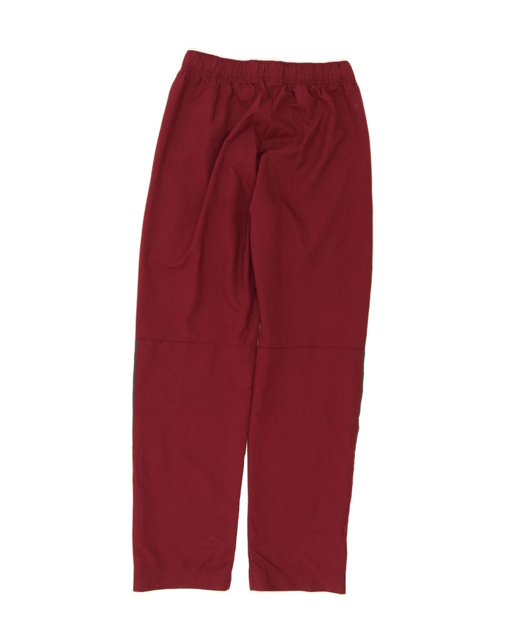NIKE Mens Dri Fit Tracksuit Trousers Small Burgundy Colourblock Polyester Vintage Nike and Second-Hand Nike from Messina Hembry 