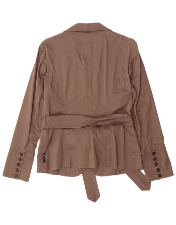 Armani Jeans Женский пиджак на 3 пуговицах EU 44 XL Коричневый хлопок