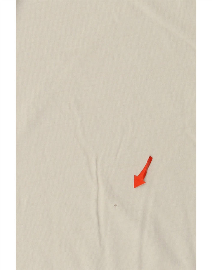 Мужская футболка с рисунком Kappa, маленькая белая