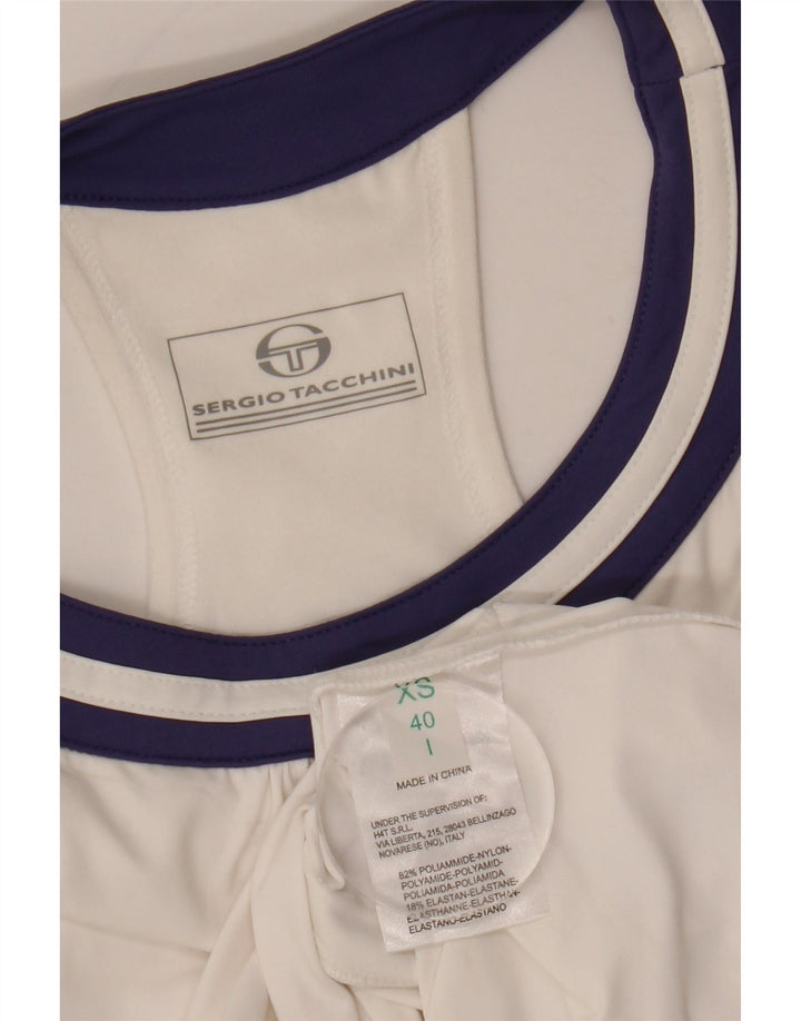Женский жилет Sergio Tacchini UK 4 XS, белый нейлон