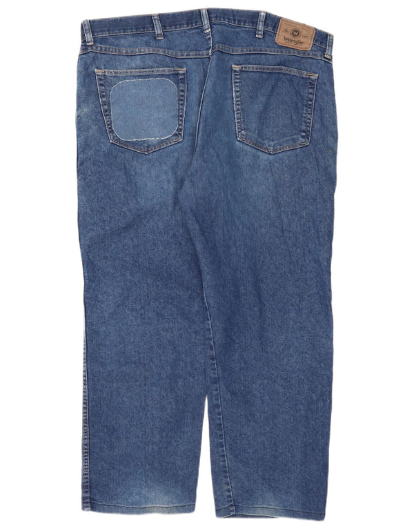 Женские прямые джинсы Wrangler стандартного кроя W40 L29, синие, хлопок