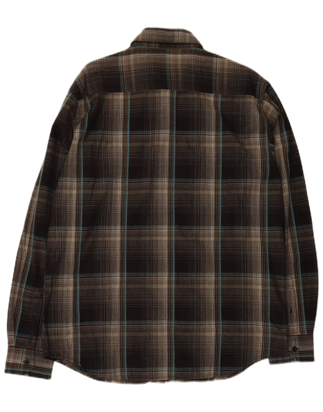 Мужская рубашка WRANGLER, большая коричневая клетка, хлопок