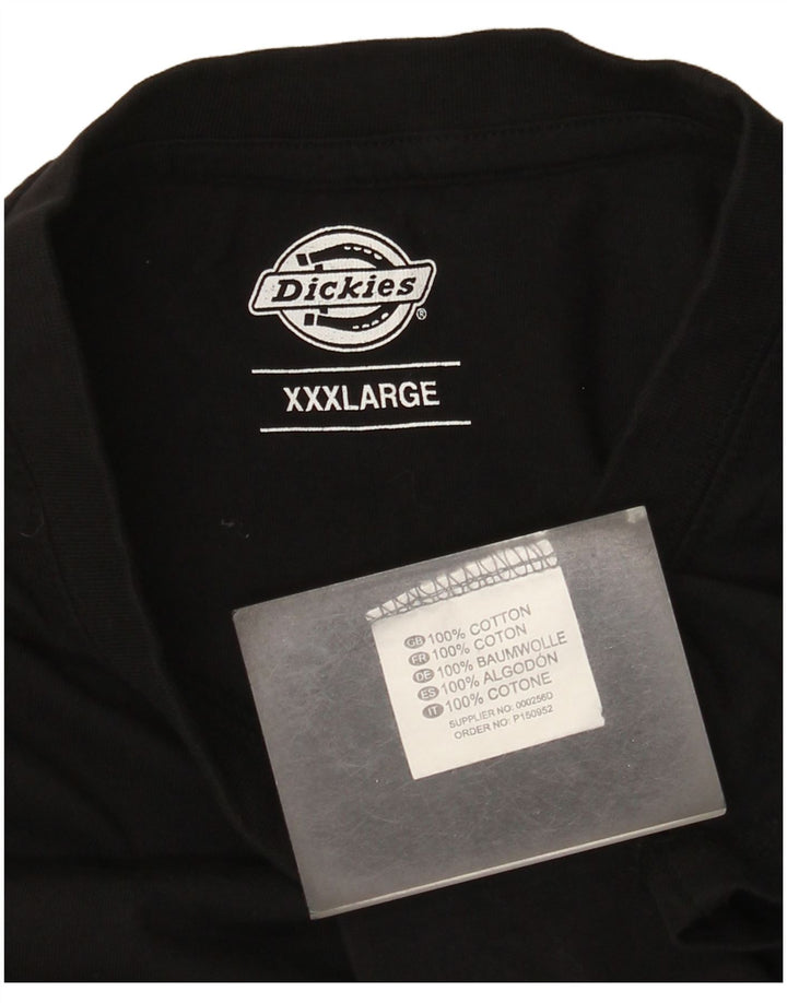 Мужская футболка Dickies Top 3XL, черный хлопок