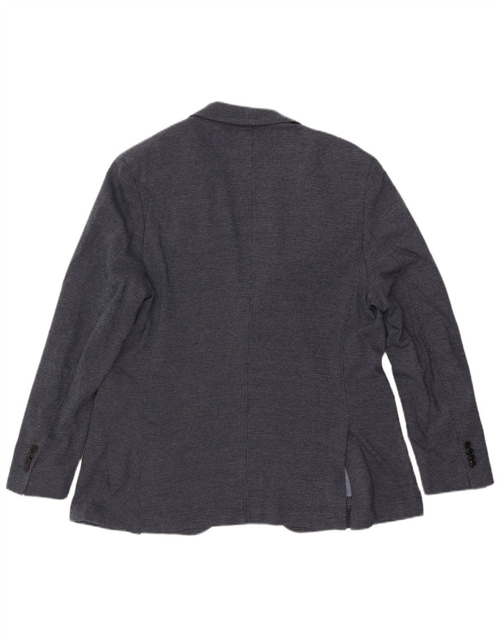 Мужской пиджак Massimo Dutti на 2 пуговицах EU 58 2XL, темно-синий, хлопок