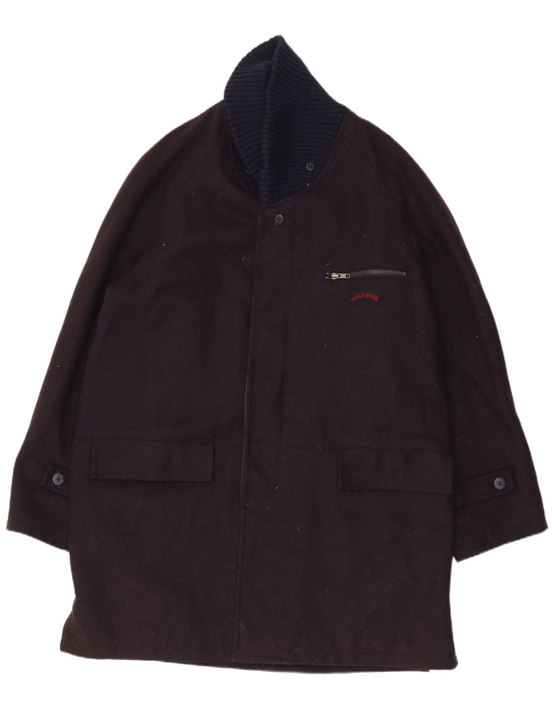 Мужское пальто для яхтинга PAUL & SHARK UK 40, большое, черное, шерстяное