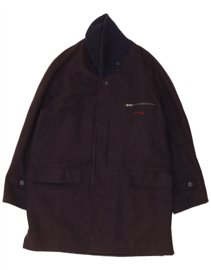 Мужское пальто для яхтинга PAUL & SHARK UK 40, большое, черное, шерстяное