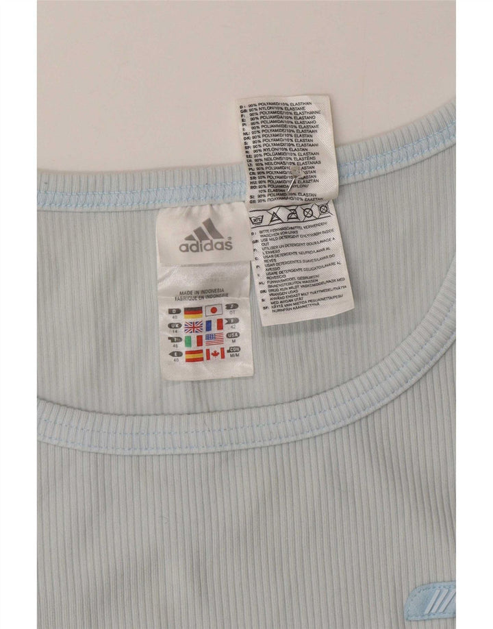 Женский жилет Adidas Top UK 14, средний синий нейлон