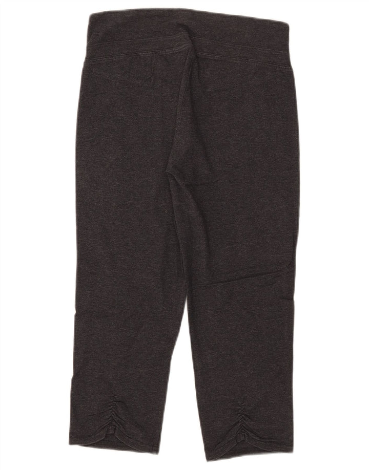 Женские леггинсы-капри Puma UK 12, хлопок среднего серого цвета