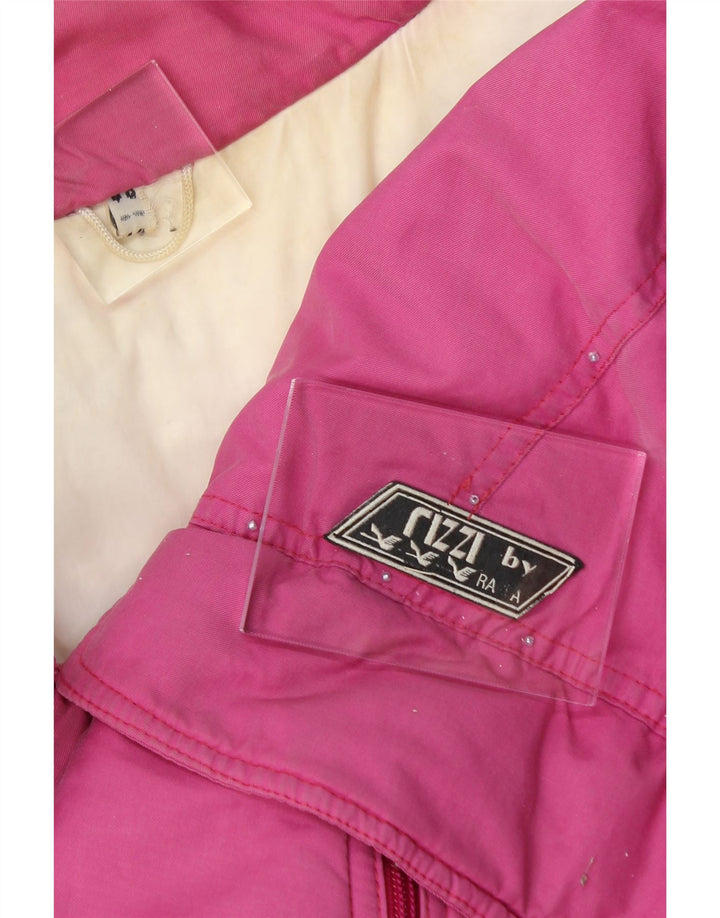 VINTAGE Womens Windbreaker Coat EU 48 2XL Pink Vintage Vintage and Second-Hand Vintage from Messina Hembry 