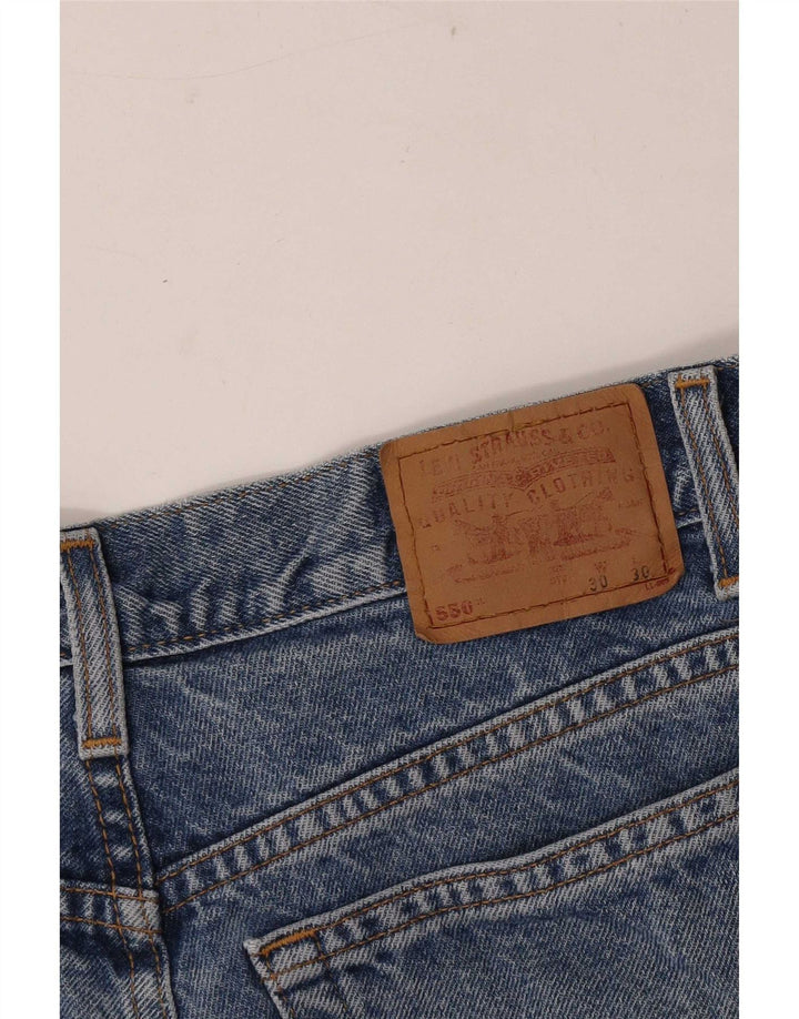 Мужские джинсовые шорты Levi's 550 W30, средние синие