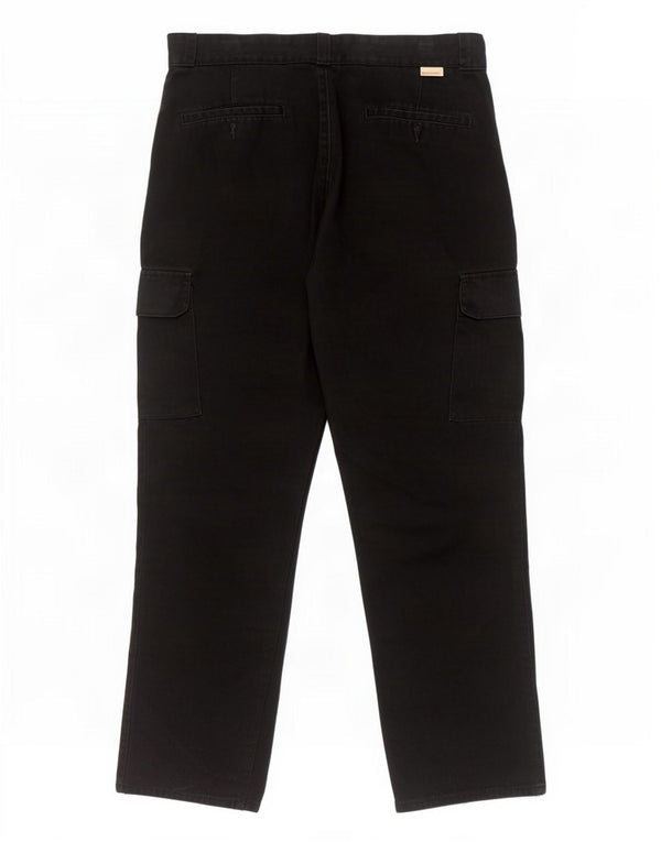 Lee Mens 712 Прямые брюки-карго W36 L34, черные хлопковые