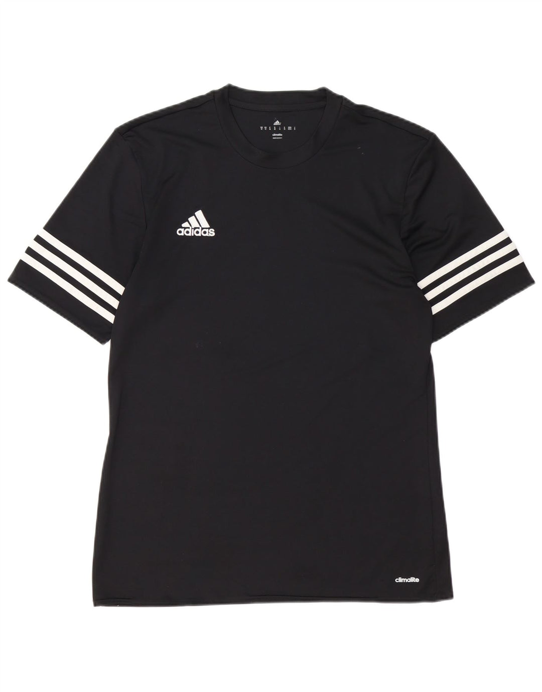 Мужская футболка Adidas Climalite, средний черный полиэстер