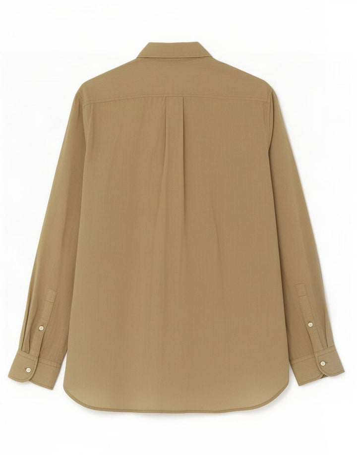 Женская удлиненная рубашка Gap UK 14, средний хаки Ramie