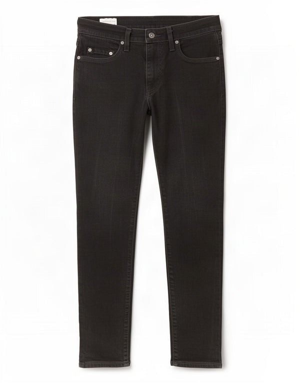 Мужские зауженные джинсы Levi's 512 W29 L27, черный хлопок