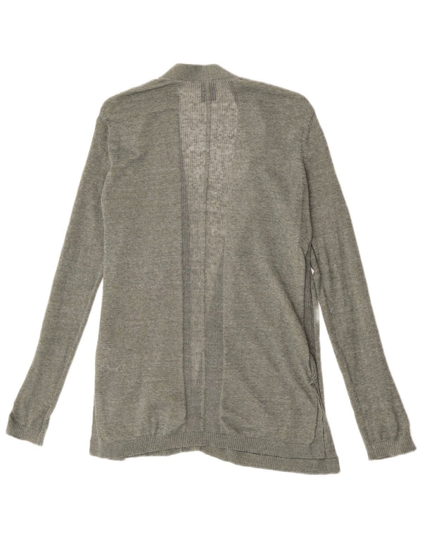 Gap Womens Open Cardigan Sweater UK 14 Medium Khaki Linen