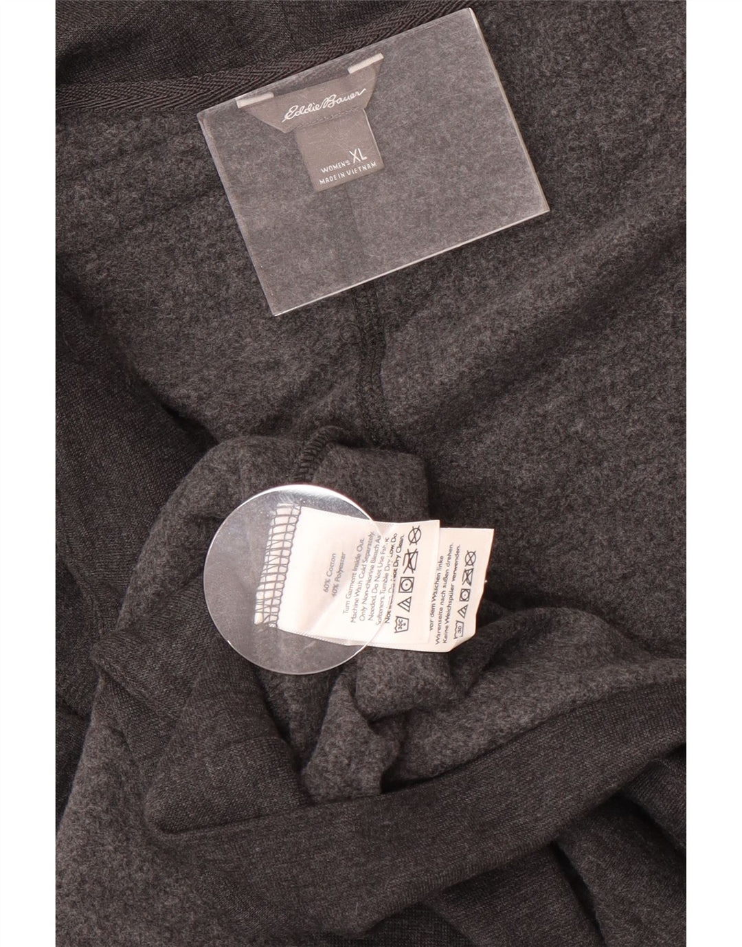 Женский удлиненный открытый кардиган оверсайз Eddie Bauer UK 18 XL, серый
