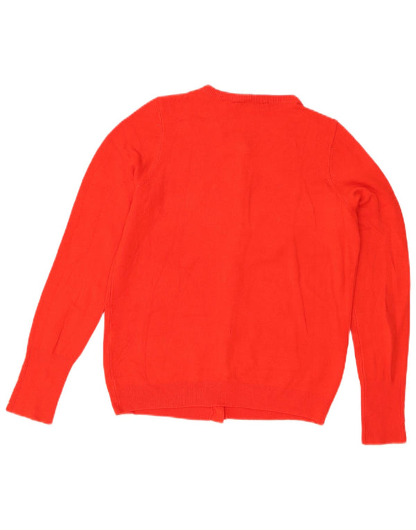 Женский кардиган Zara UK 12, средний красный вискоза