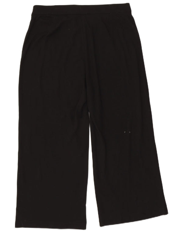 Женские укороченные брюки Marks & Spencer UK 18 XL W36 L26 Черные вискозы