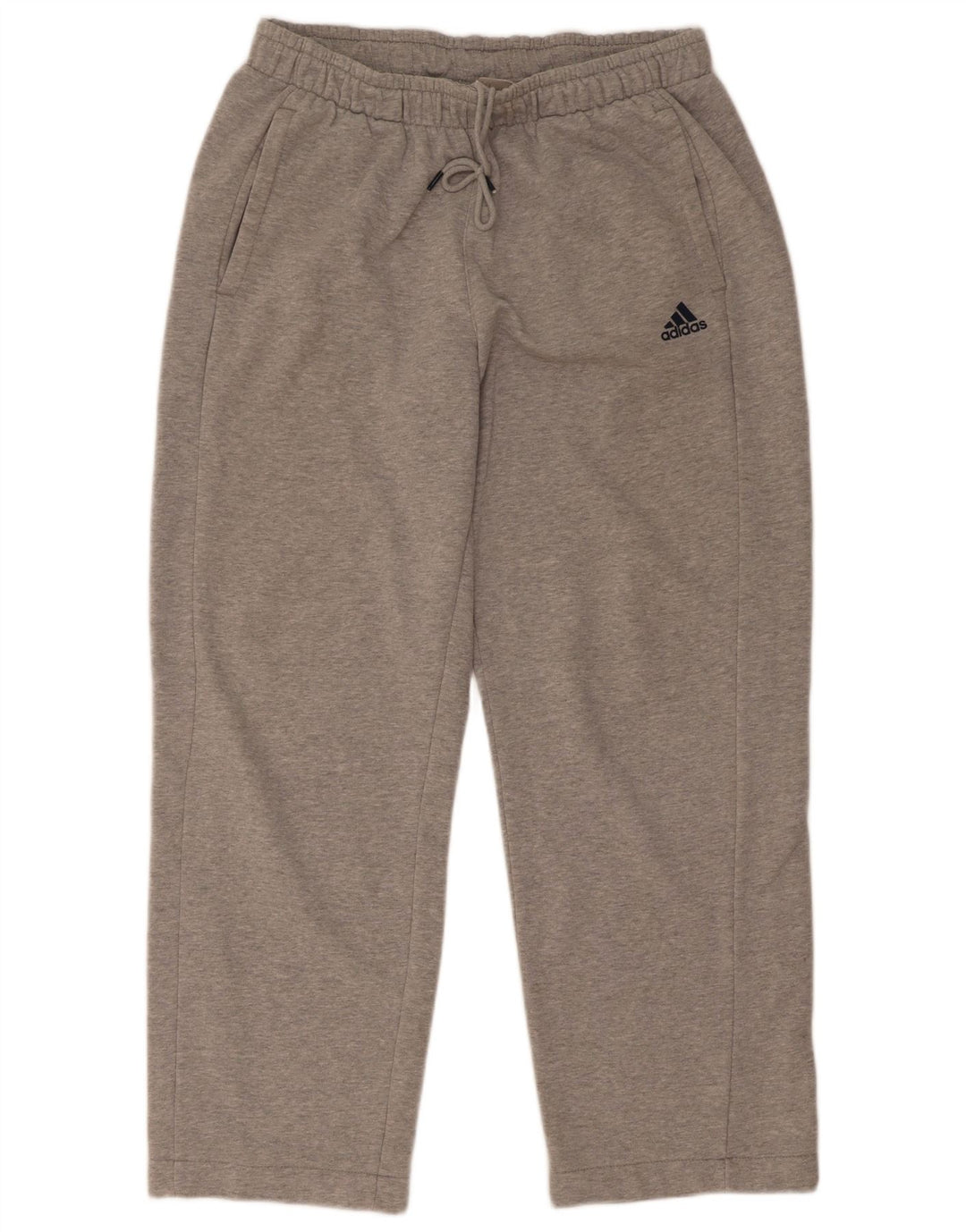 Мужские спортивные брюки Adidas Climalite из хлопка среднего серого цвета