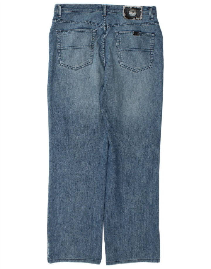 Мужские прямые джинсы Trussardi W32 L30 синие, хлопок