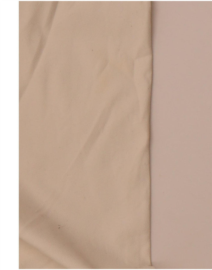 Женские прямые брюки чинос BENETTON UK 10, маленькие W28 L28, белый хлопок