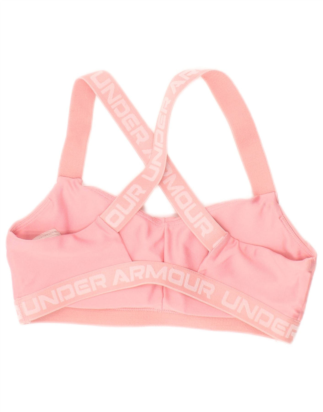 Женский топ с графическим рисунком Under Armour, маленький/средний, розовый, с цветными блоками, спортивный