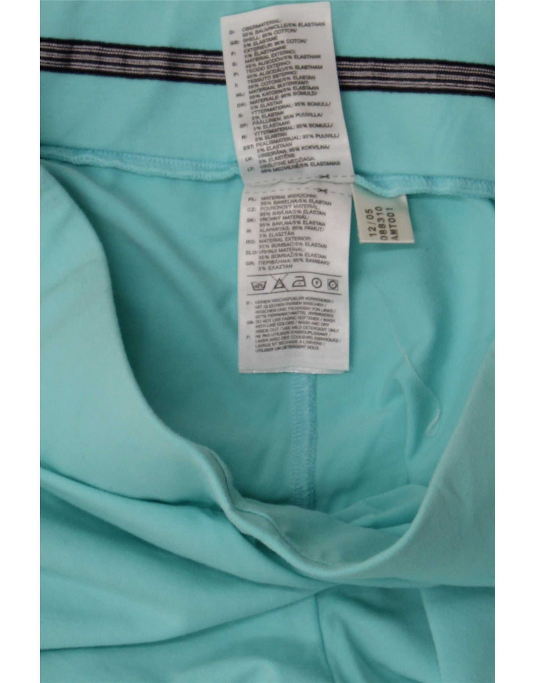 Женские спортивные брюки Adidas Regular, средний бирюзовый хлопок, хлопок
