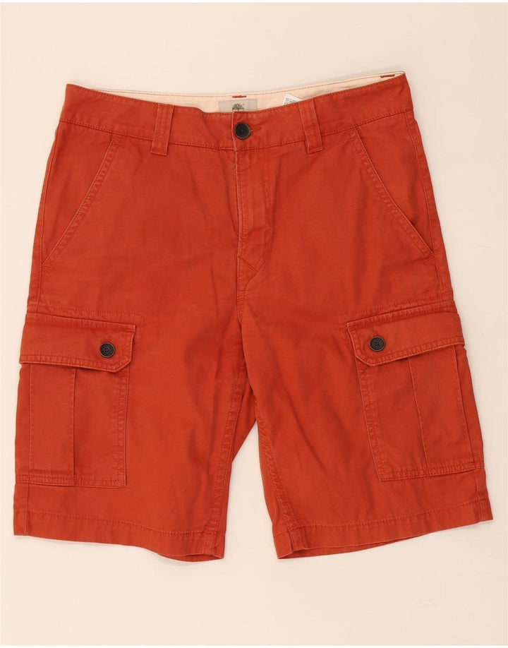 TIMBERLAND Mens Cargo Shorts W31 Medium  Red Cotton Vintage Timberland and Second-Hand Timberland from Messina Hembry 