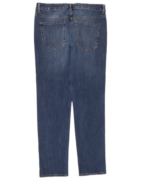 Женские узкие джинсы Marks & Spencer UK 14, большие W32 L27, синие, хлопок