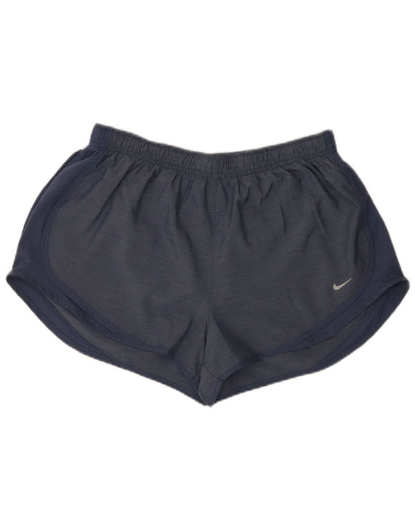 Женские спортивные шорты Nike Dri Fit UK 18 XL, темно-синие, полиэстер с крапинками