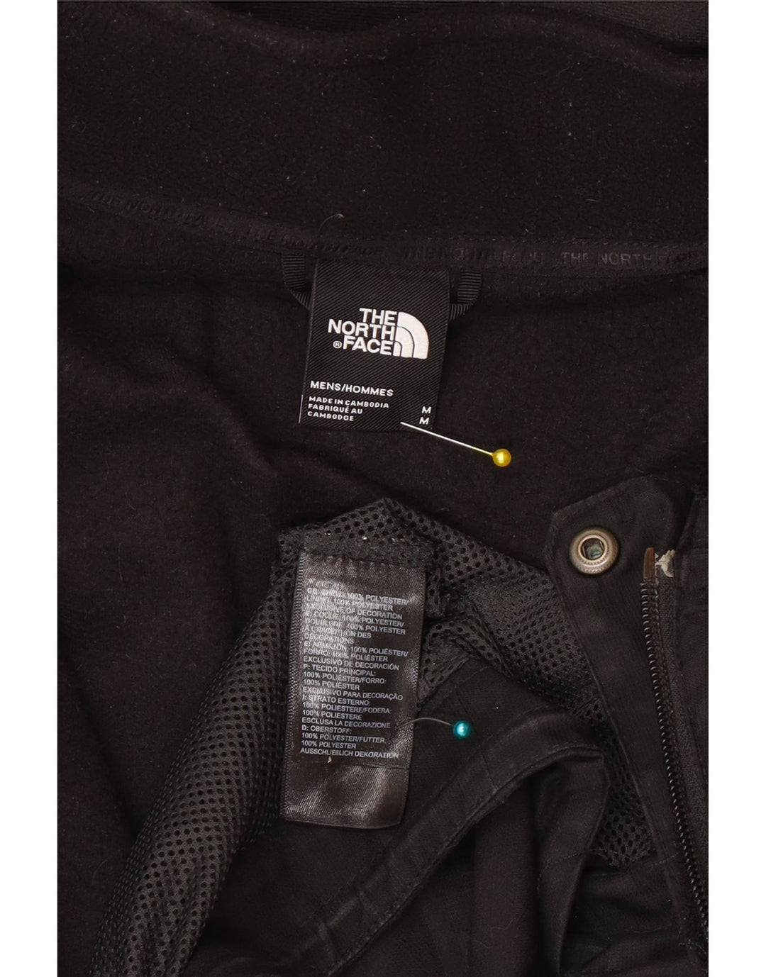 Мужская ветровка с капюшоном The North Face UK 38, средний черный полиэстер