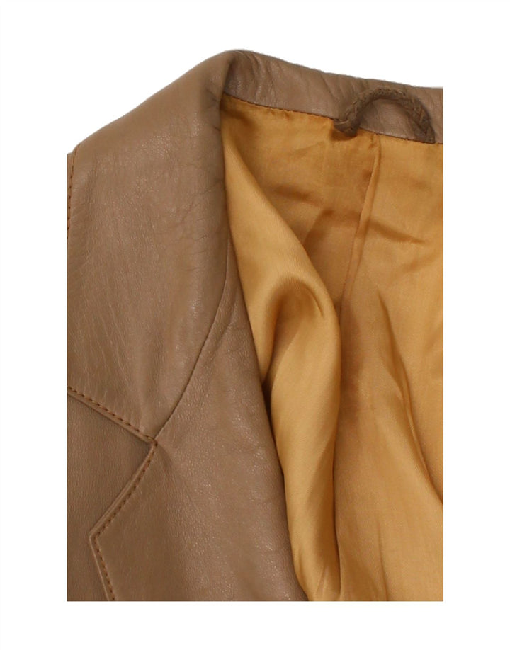 VINTAGE Mens 2 Button Blazer Jacket IT 50 Large Brown Vintage Vintage and Second-Hand Vintage from Messina Hembry 