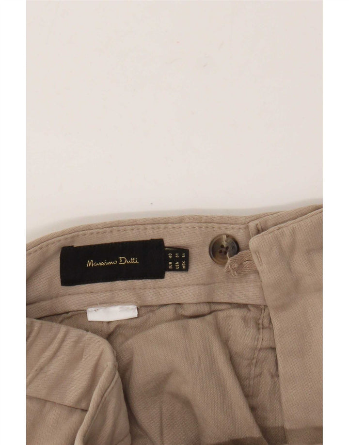 Брюки-чиносы Massimo Dutti мужские узкие EU 40 Medium W31 L30 Бежевые