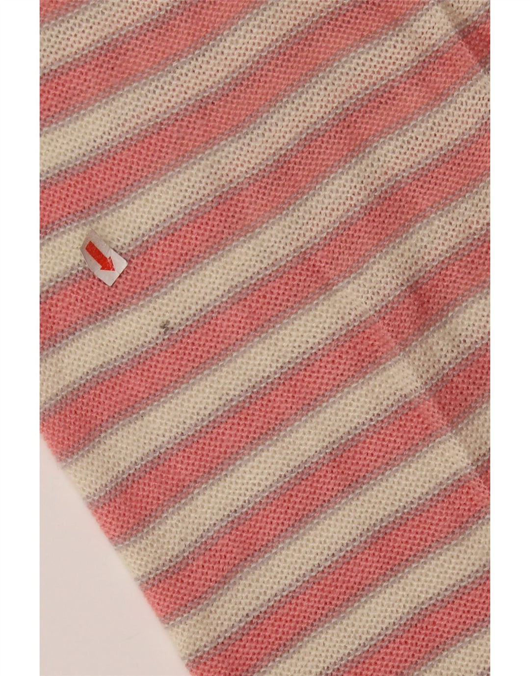 ВИНТАЖНЫЙ женский джемпер с вырезом «лодочка», Великобритания, 14, средний розовый цвет с блоками