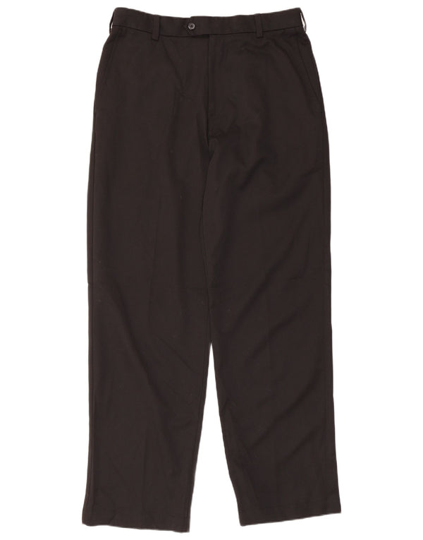 Izod Мужские прямые брюки для гольфа W32 L32, черные полиэстер