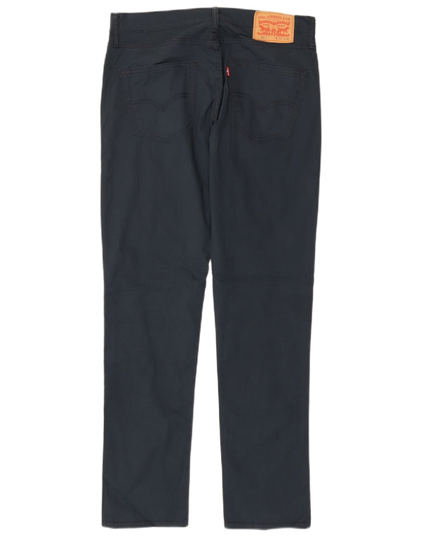 Мужские джинсы Levi's 511 Slim W32 L32 Темно-синие, хлопок