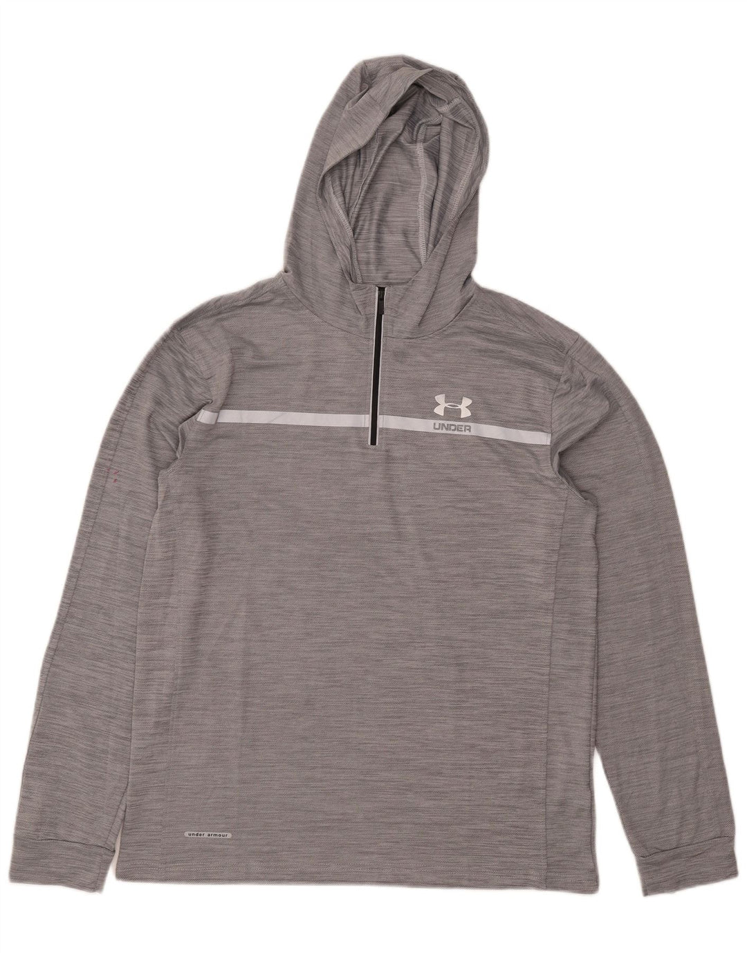 Мужской компрессионный пуловер с капюшоном Under Armour, спортивный костюм 2XL, серый спортивный костюм