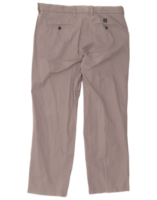 Мужские прямые брюки чинос Marks & Spencer Blue Harbour W36 L29 серые