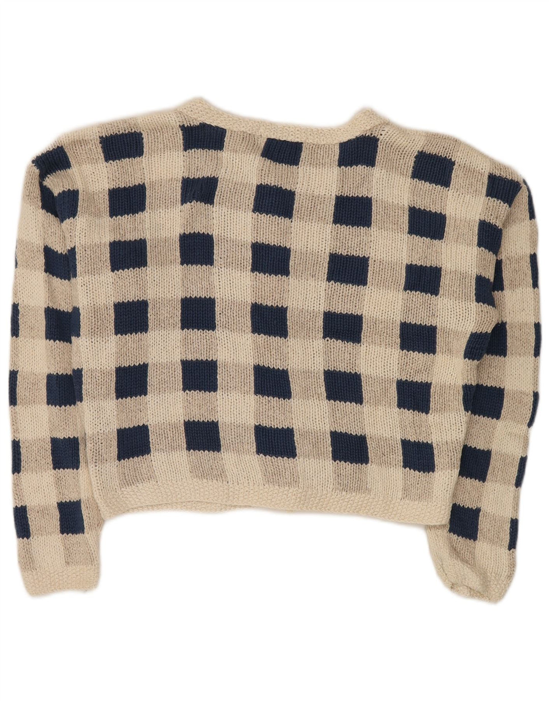 Женский укороченный кардиган Eddie Bauer UK 14, шелковый средний серый в клетку