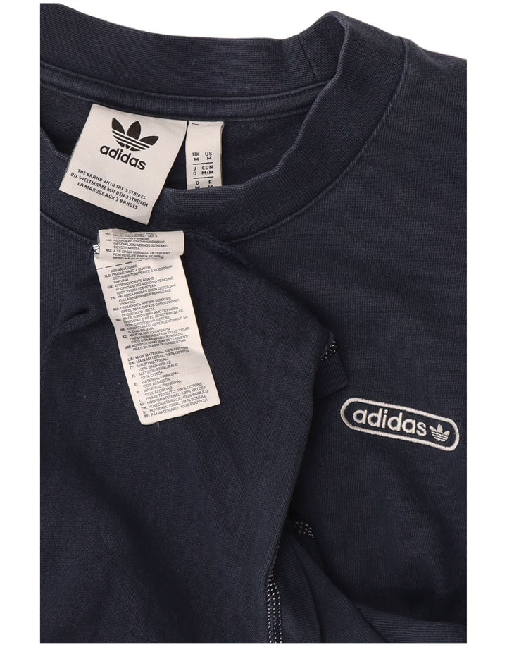 Мужская футболка Adidas Top Medium Navy Blue Хлопок