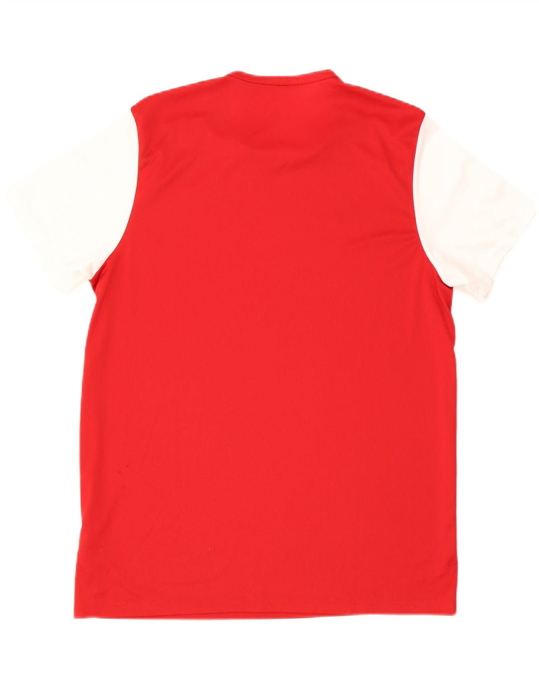 Мужская футболка ADIDAS Climalite Top XL, красный полиэстер с цветными блоками